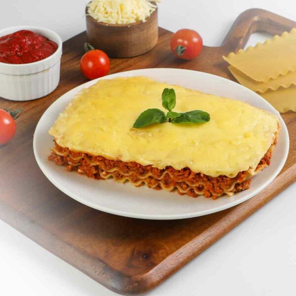 Beef lasagne