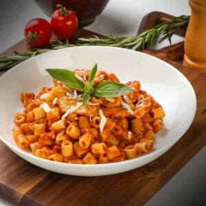 chicken pasta and tomato ragu sauce - zn for frozen foods